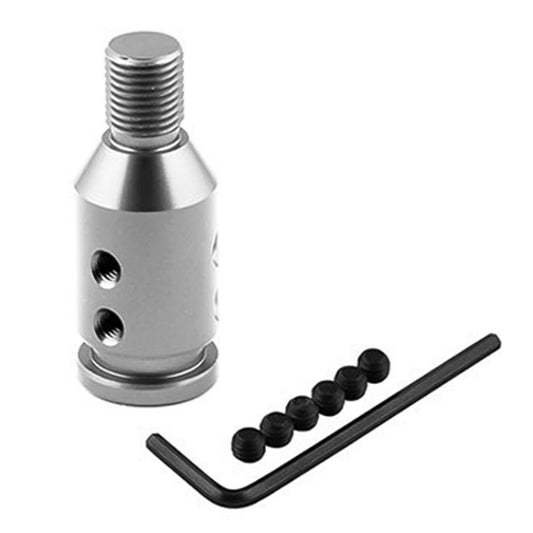 Car Threaded Shifter Gear Shift Knob Adapter 12 x 1.25 (Silver) - Shift Knob by buy2fix | Online Shopping UK | buy2fix