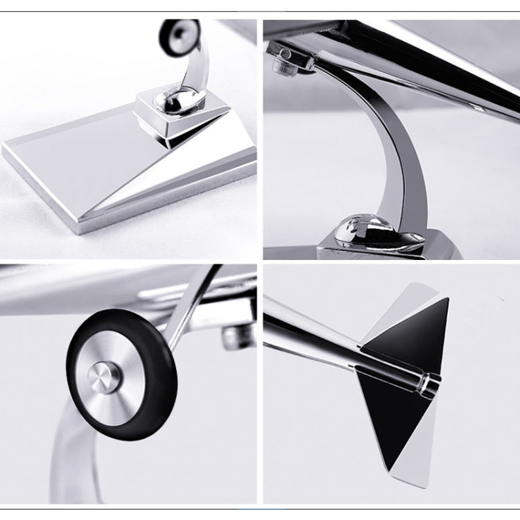 Car Interior Decoration Accessories Aircraft Model Ornaments Propeller Rotating Solar Energy Ornament (Black) by buy2fix