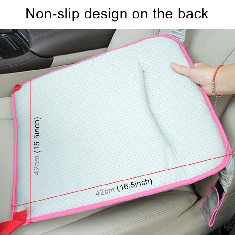 Car Safety Seat Protective Pad with Clip Back Abdominal Belt for Pregnant Woman (Sky Blue) by buy2fix