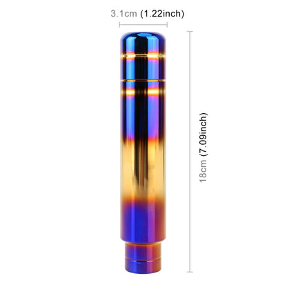 Universal Flame Colorful Long Strip Shape Car Gear Shift Knob Modified Shifter Lever Knob, Length: 18cm by buy2fix