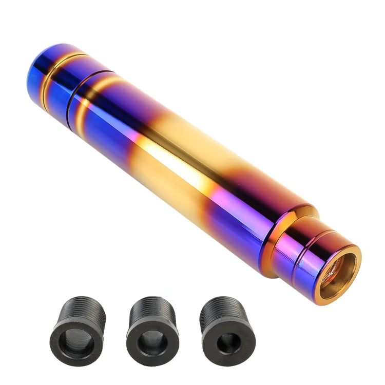 Universal Flame Colorful Long Strip Shape Car Gear Shift Knob Modified Shifter Lever Knob, Length: 18cm by buy2fix