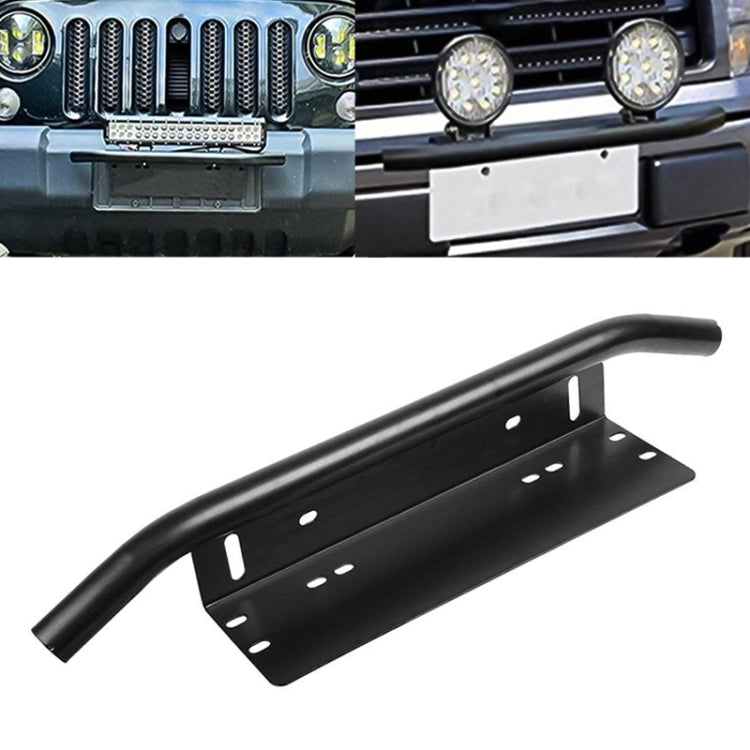 Universal Car License Plate Plastic Bracket Frame Holder Stand Mount (Black) by buy2fix