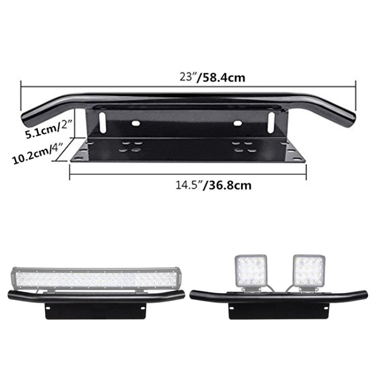 Universal Car License Plate Plastic Bracket Frame Holder Stand Mount (Black) by buy2fix