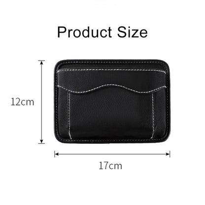 Paste Car Storage Bag Car Seat Quilting Storage Bag Instrument Panel Hanging Bag (Black) by buy2fix