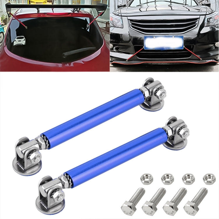 2 PCS Car Modification Adhesive Surrounded Rod Lever Front and Rear Bars Fixed Front Lip Back Shovel, Length: 10cm(Blue) - Trunk & Bumper Accessories by buy2fix | Online Shopping UK | buy2fix