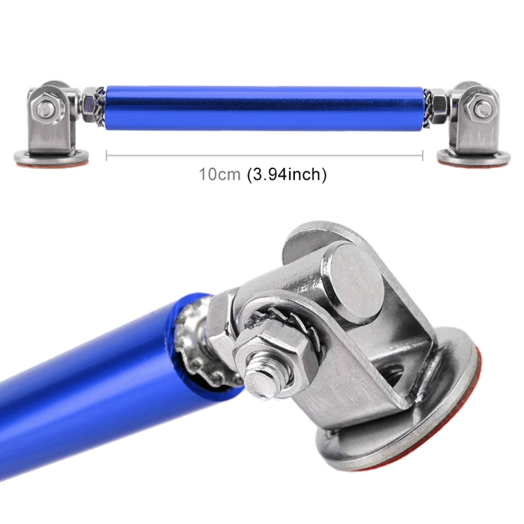 2 PCS Car Modification Adhesive Surrounded Rod Lever Front and Rear Bars Fixed Front Lip Back Shovel, Length: 10cm(Blue) - Trunk & Bumper Accessories by buy2fix | Online Shopping UK | buy2fix