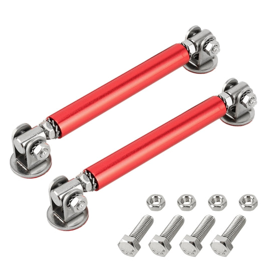 2 PCS Car Modification Adhesive Surrounded Rod Lever Front and Rear Bars Fixed Front Lip Back Shovel, Length: 10cm(Red) - Trunk & Bumper Accessories by buy2fix | Online Shopping UK | buy2fix