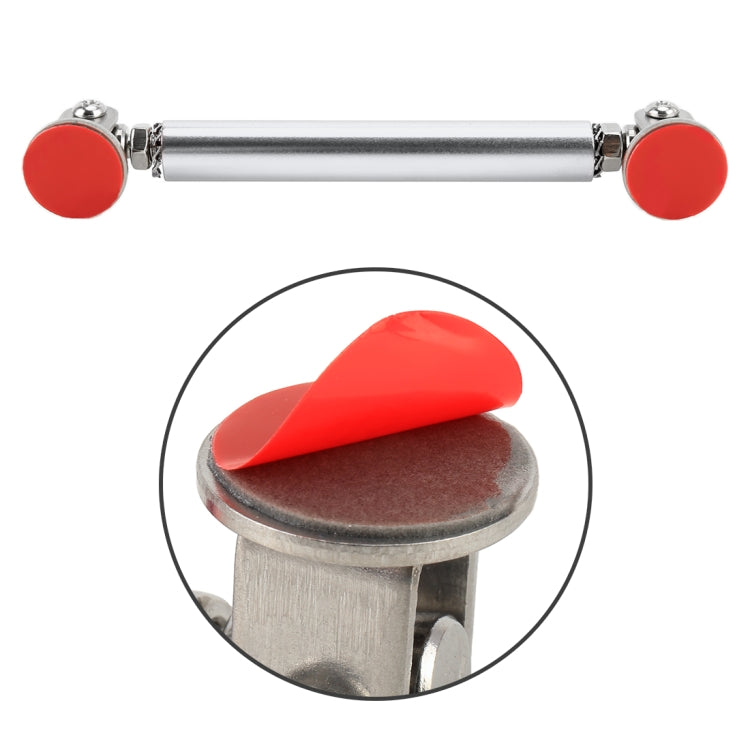 2 PCS Car Modification Adhesive Surrounded Rod Lever Front and Rear Bars Fixed Front Lip Back Shovel, Length: 10cm(Silver) - Trunk & Bumper Accessories by buy2fix | Online Shopping UK | buy2fix