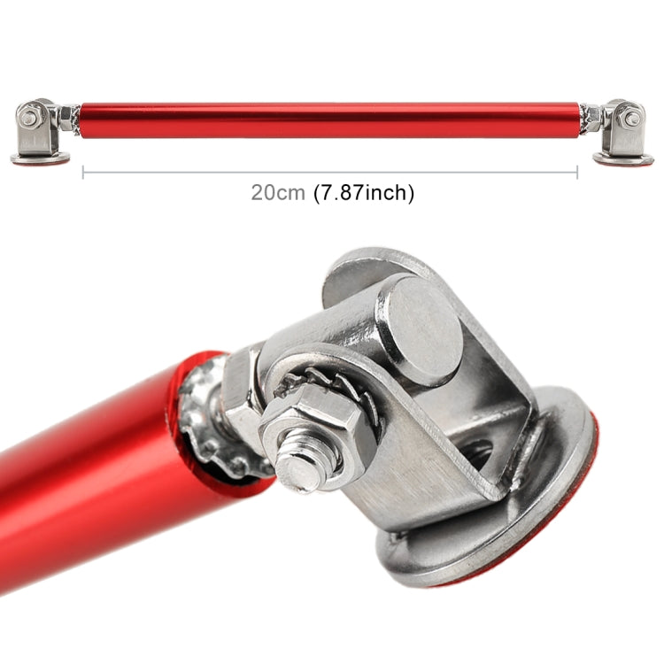 2 PCS Car Modification Adhesive Surrounded Rod Lever Front and Rear Bars Fixed Front Lip Back Shovel, Length: 20cm(Red) - Trunk & Bumper Accessories by buy2fix | Online Shopping UK | buy2fix