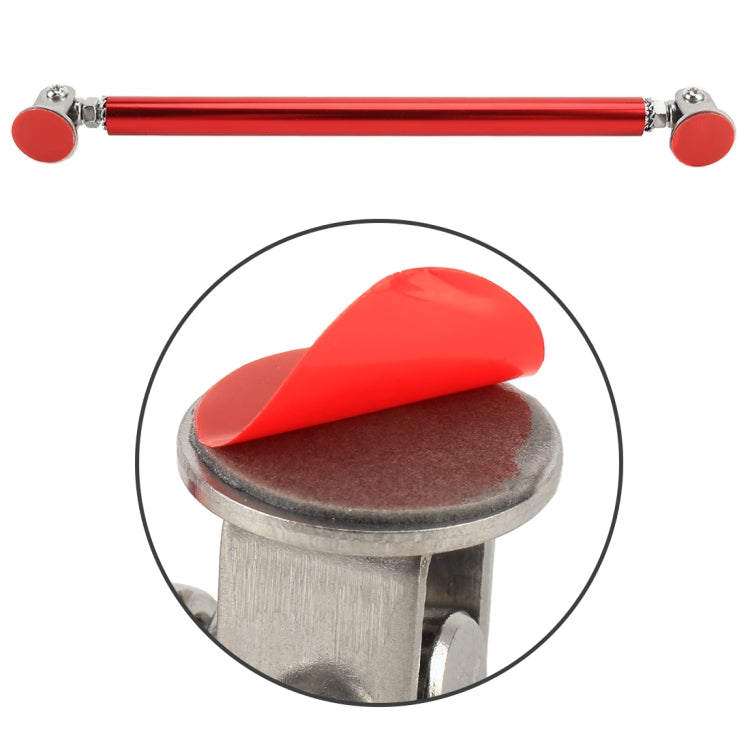2 PCS Car Modification Adhesive Surrounded Rod Lever Front and Rear Bars Fixed Front Lip Back Shovel, Length: 20cm(Red) - Trunk & Bumper Accessories by buy2fix | Online Shopping UK | buy2fix