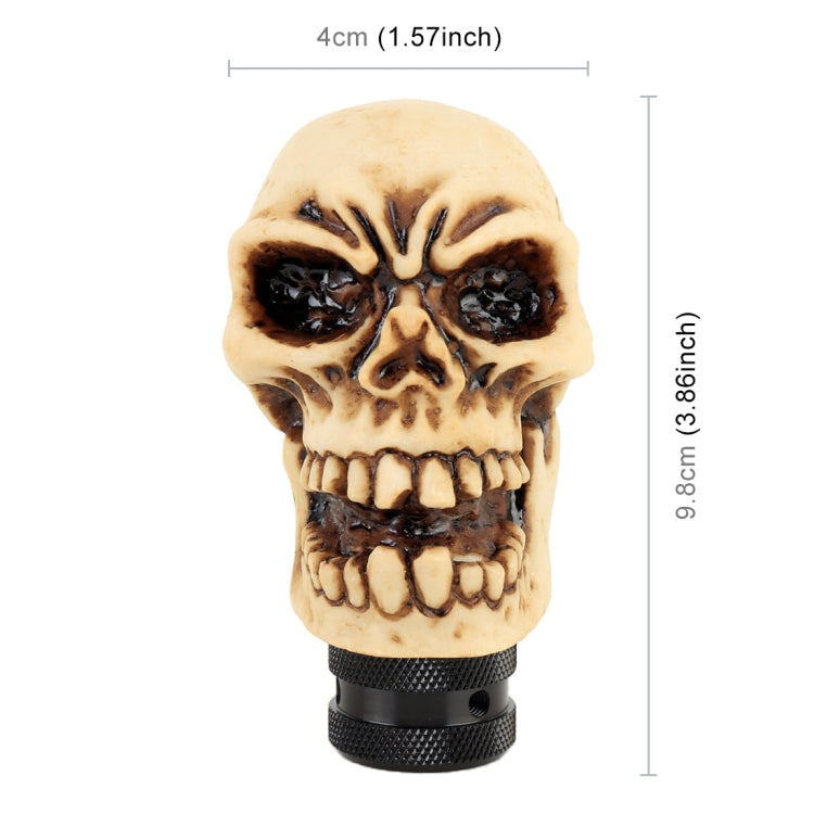 Universal Car Skull Shape Shifter Manual Automatic Gear Shift Knob by buy2fix