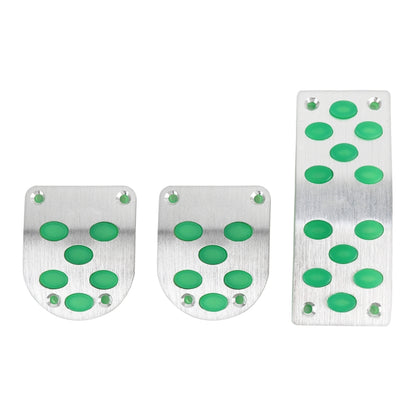 3 in 1 Small Luminous Non-Slip Automatic Gear Car Pedals Foot Brake Pad Cover Set - Foot Pedal by buy2fix | Online Shopping UK | buy2fix