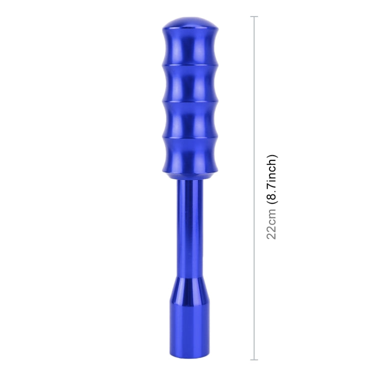 Universal Car Twisted Pattern Gear Head Gear Shift Knob (Blue) by buy2fix