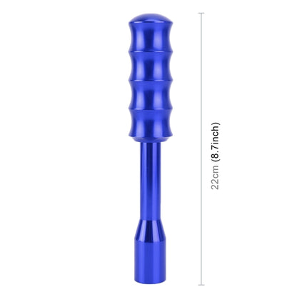 Universal Car Twisted Pattern Gear Head Gear Shift Knob (Blue) by buy2fix