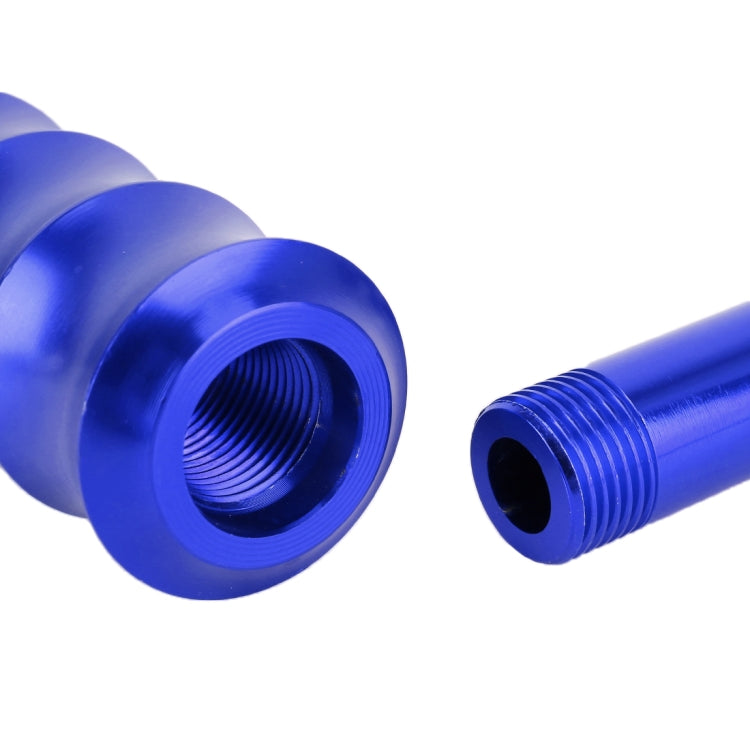 Universal Car Twisted Pattern Gear Head Gear Shift Knob (Blue) by buy2fix