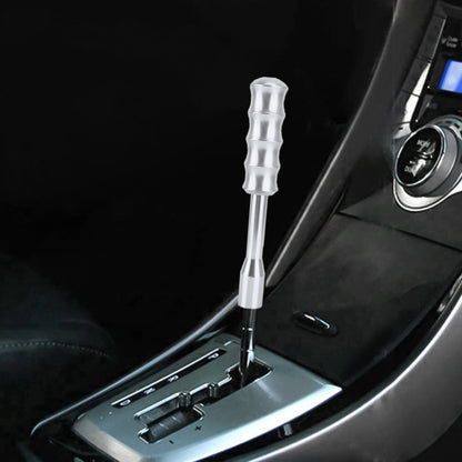 Universal Car Twisted Pattern Gear Head Gear Shift Knob (Silver) by buy2fix