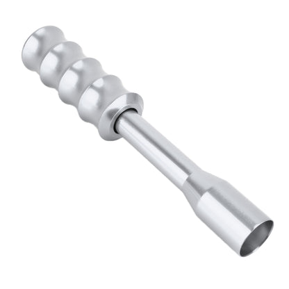 Universal Car Twisted Pattern Gear Head Gear Shift Knob (Silver) by buy2fix