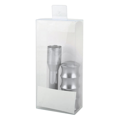Universal Car Twisted Pattern Gear Head Gear Shift Knob (Silver) by buy2fix