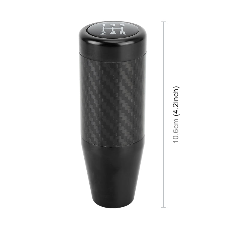 Universal Car Carbon Fiber Pattern Gear Head Gear Shift Knob (Black) by buy2fix