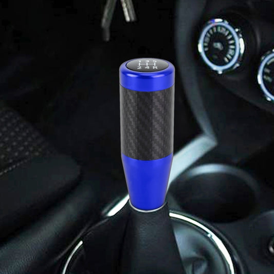 Universal Car Carbon Fiber Pattern Gear Head Gear Shift Knob (Blue) by buy2fix