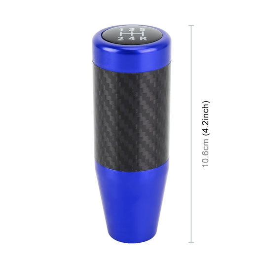 Universal Car Carbon Fiber Pattern Gear Head Gear Shift Knob (Blue) by buy2fix