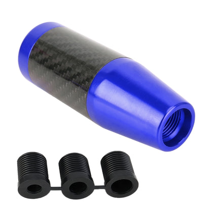 Universal Car Carbon Fiber Pattern Gear Head Gear Shift Knob (Blue) by buy2fix