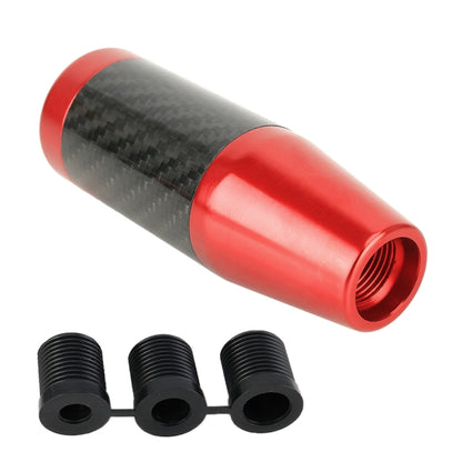 Universal Car Carbon Fiber Pattern Gear Head Gear Shift Knob (Red) by buy2fix