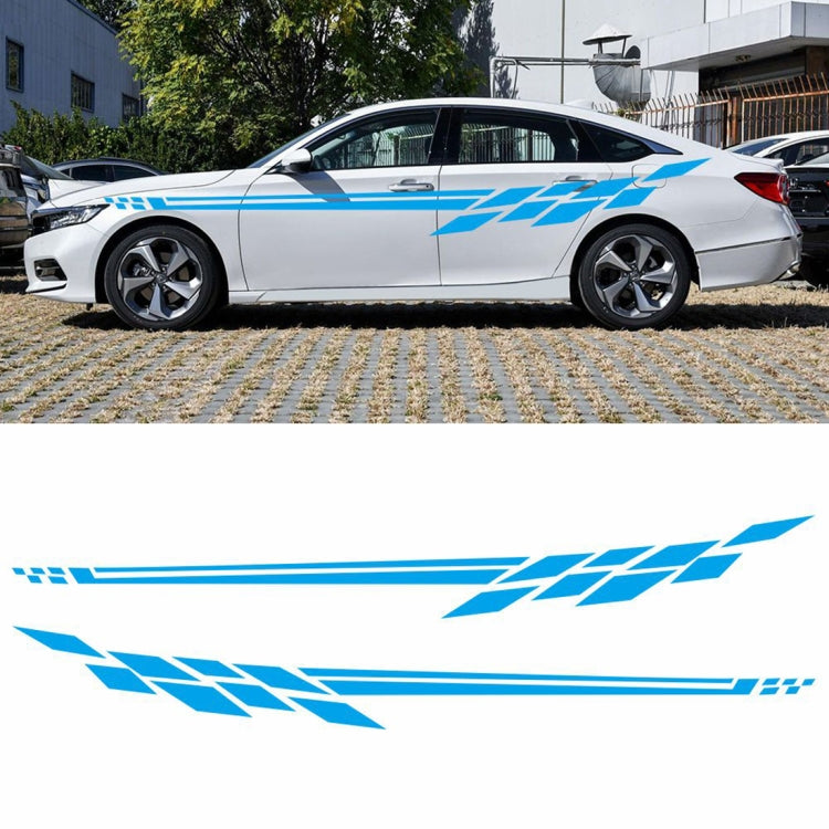 Car Styling Plaid Series PVC Sticker Auto Decorative Sticker (Blue) by buy2fix