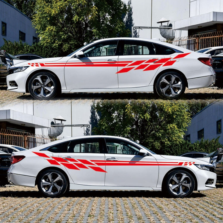 Car Styling Plaid Series PVC Sticker Auto Decorative Sticker (Red) by buy2fix