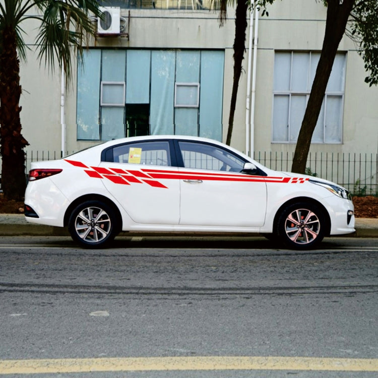 Car Styling Plaid Series PVC Sticker Auto Decorative Sticker (Red) by buy2fix