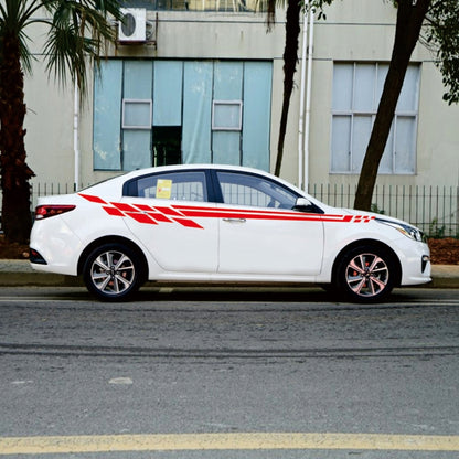 Car Styling Plaid Series PVC Sticker Auto Decorative Sticker (Red) by buy2fix