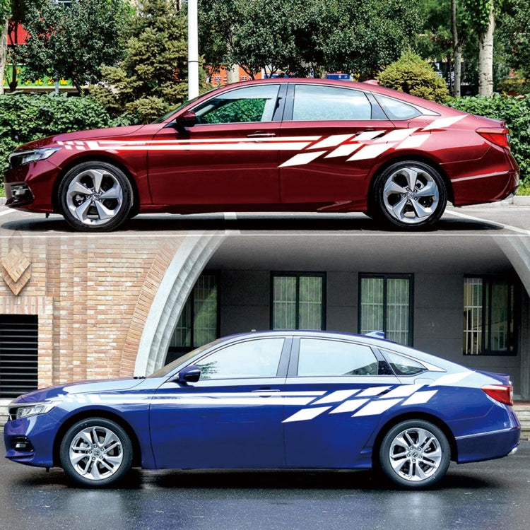 Car Styling Plaid Series PVC Sticker Auto Decorative Sticker (White) by buy2fix