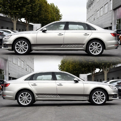 Car Styling Stripe PVC Sticker Auto Decorative Sticker (Black) by buy2fix