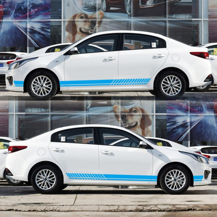 Car Styling Stripe PVC Sticker Auto Decorative Sticker (Blue) by buy2fix