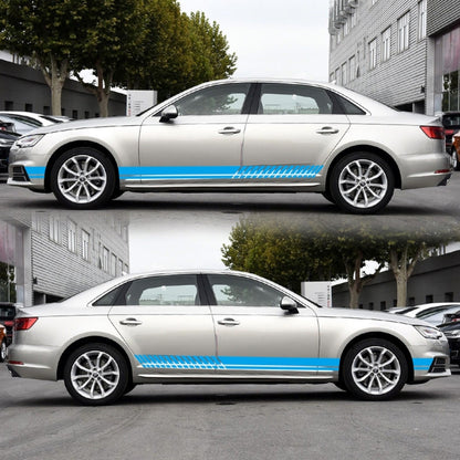 Car Styling Stripe PVC Sticker Auto Decorative Sticker (Blue) by buy2fix