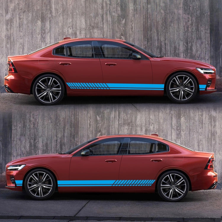 Car Styling Stripe PVC Sticker Auto Decorative Sticker (Blue) by buy2fix