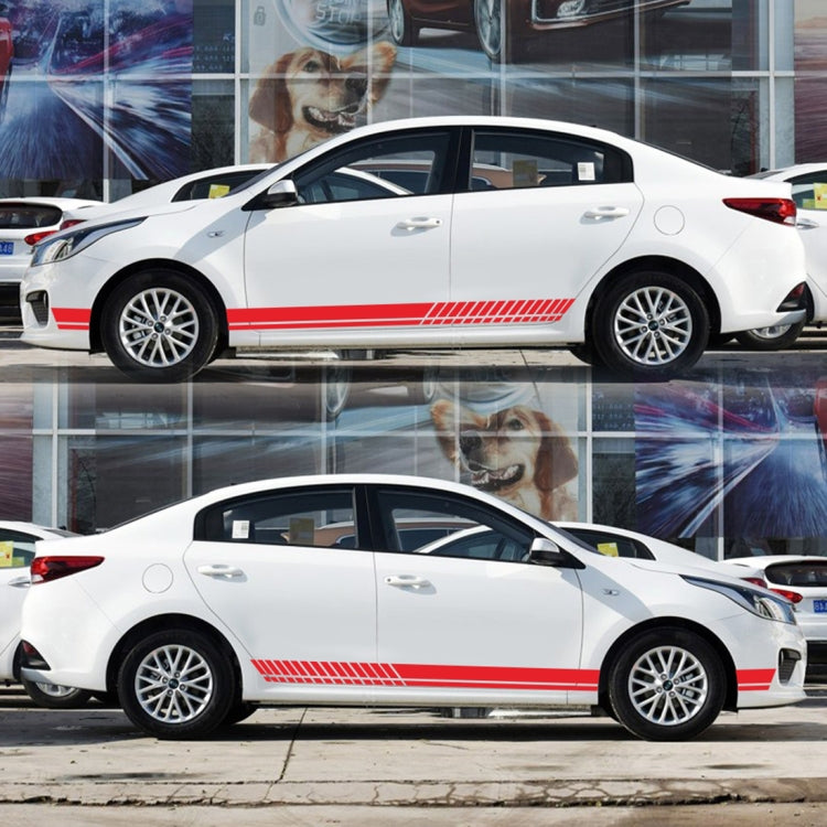 Car Styling Stripe PVC Sticker Auto Decorative Sticker (Red) by buy2fix