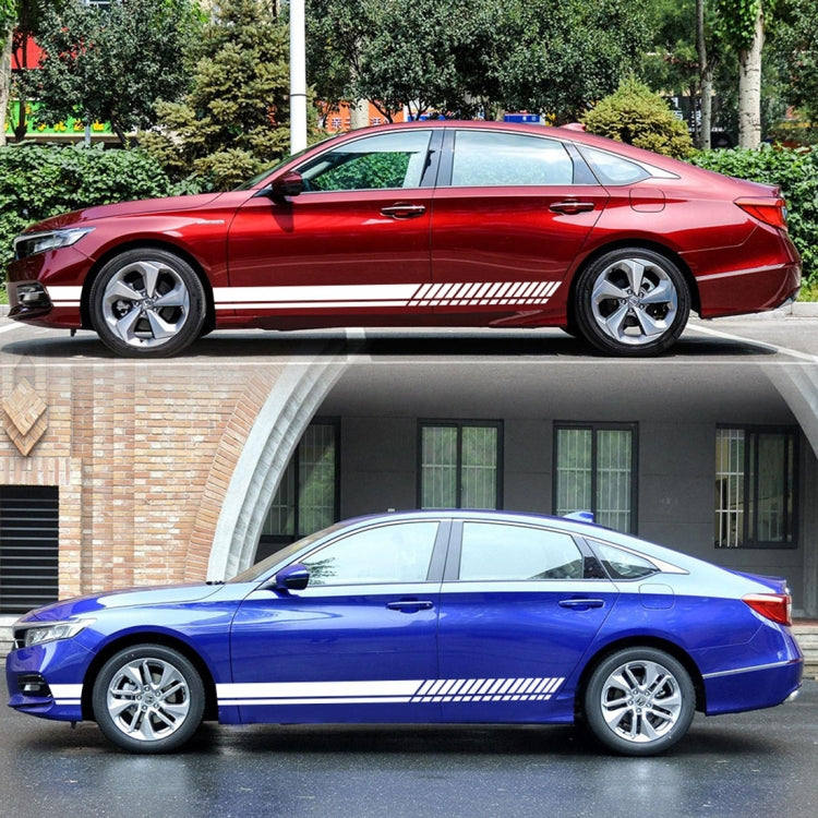 Car Styling Stripe PVC Sticker Auto Decorative Sticker (White) by buy2fix