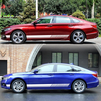 Car Styling Stripe PVC Sticker Auto Decorative Sticker (White) by buy2fix