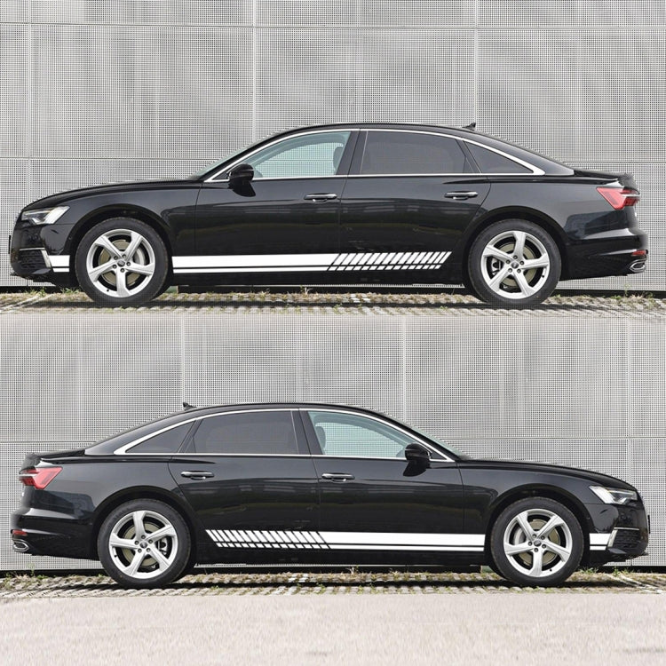 Car Styling Stripe PVC Sticker Auto Decorative Sticker (White) by buy2fix