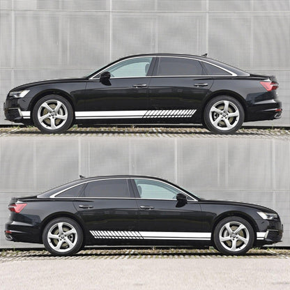 Car Styling Stripe PVC Sticker Auto Decorative Sticker (White) by buy2fix