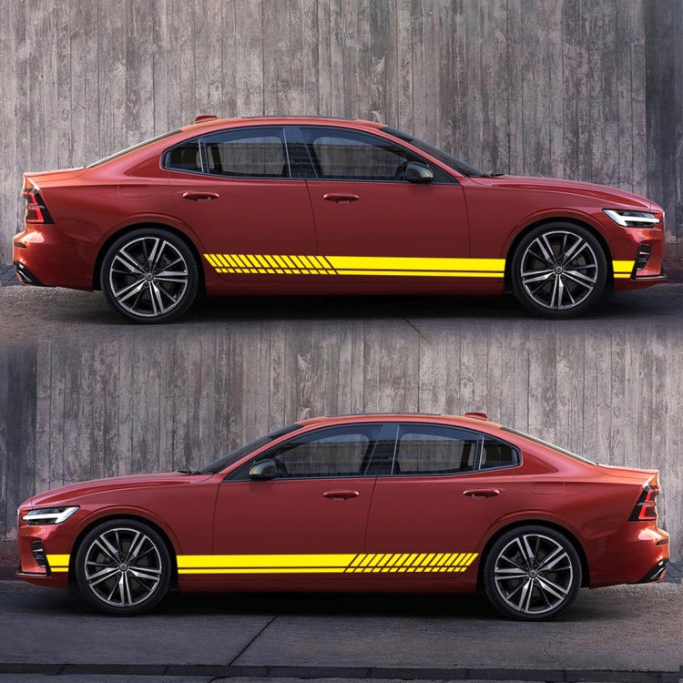 Car Styling Stripe PVC Sticker Auto Decorative Sticker (Yellow) by buy2fix