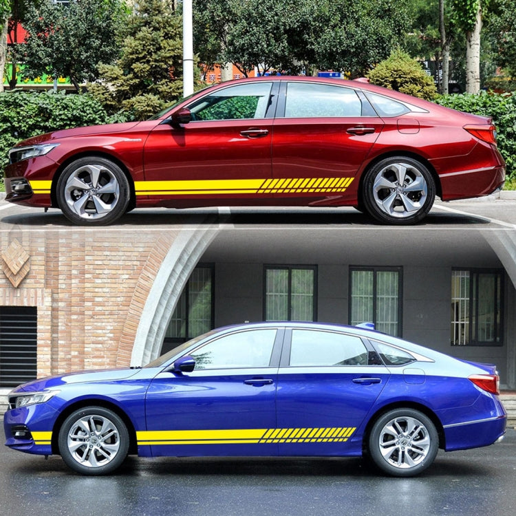 Car Styling Stripe PVC Sticker Auto Decorative Sticker (Yellow) by buy2fix