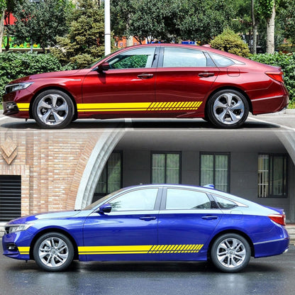 Car Styling Stripe PVC Sticker Auto Decorative Sticker (Yellow) by buy2fix