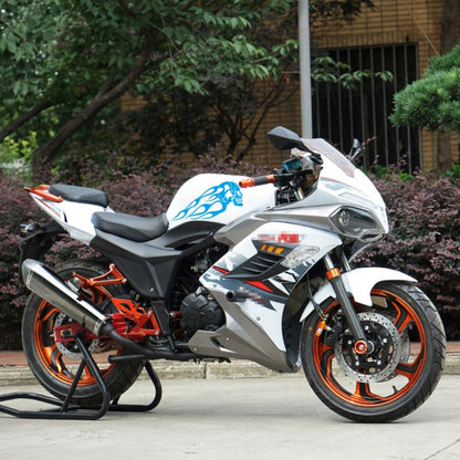 Motorcycle Styling Skull Head PVC Sticker Auto Decorative Sticker (Blue) by buy2fix