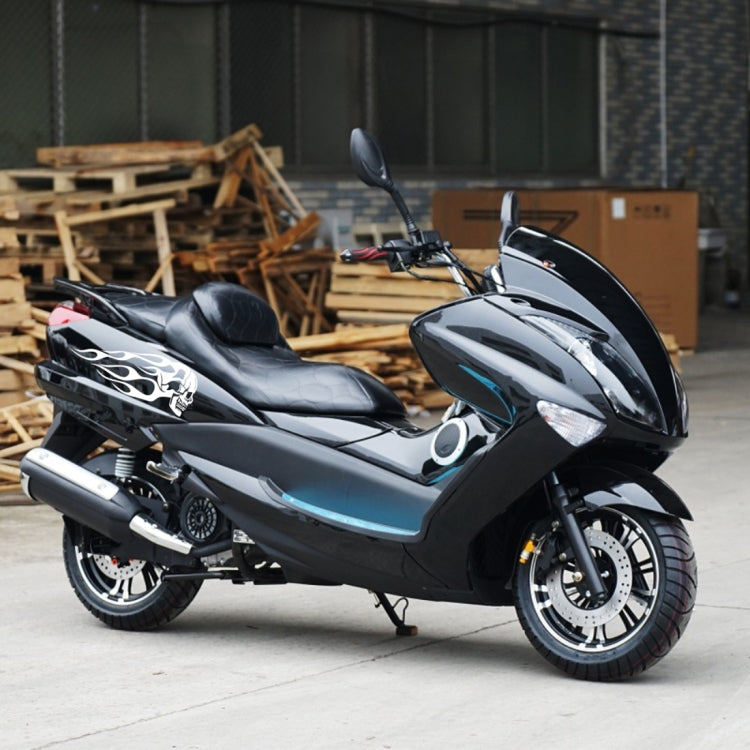 Motorcycle Styling Skull Head PVC Sticker Auto Decorative Sticker (White) by buy2fix