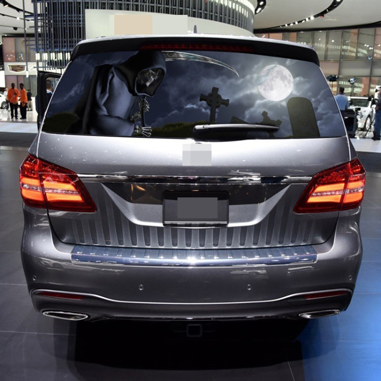 Death Cemetery Pattern Horror Series Car Rear Window Decorative Sticker, Size: 168 x 74cm by buy2fix