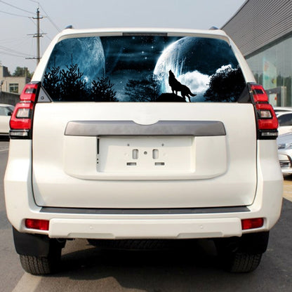 Wolverine Pattern Horror Series Car Rear Window Decorative Sticker, Size: 135 x 36cm by buy2fix