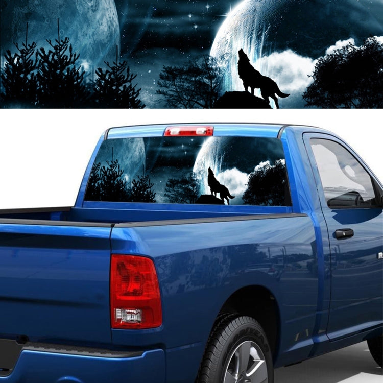 Wolverine Pattern Horror Series Car Rear Window Decorative Sticker, Size: 168 x 74cm by buy2fix