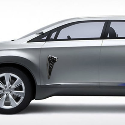 TCM-328 2 PCS Car Plastic Decorative Sticker Outside Sticker by buy2fix